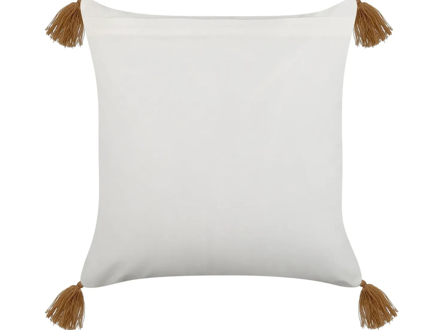 Set di 2 cuscini MALUS Cotone 45 x 45 cm Marrone chiaro Trama orientale