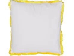 Set di 2 cuscini MANJU Velluto 45 x 45 cm Giallo Trama animale