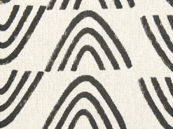 Set di 2 cuscini MAYS Cotone 45 x 45 cm Bianco Trama geometrica