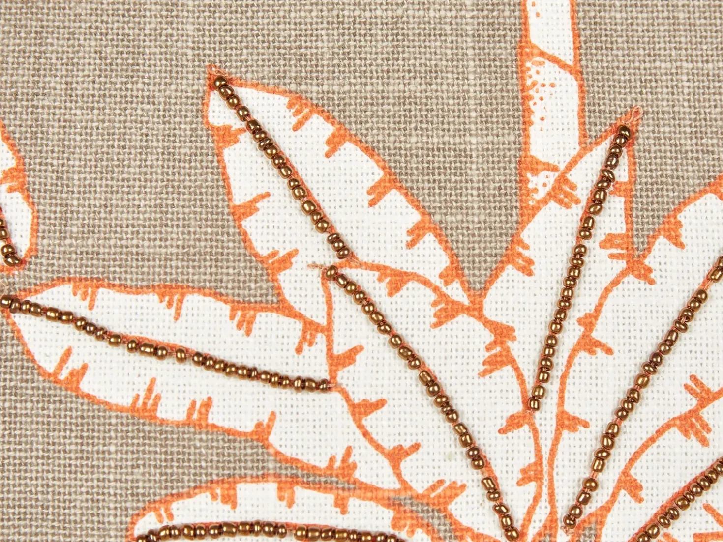Set di 2 cuscini MELOBESIA Cotone 45 x 45 cm Multicolore Trama di piante
