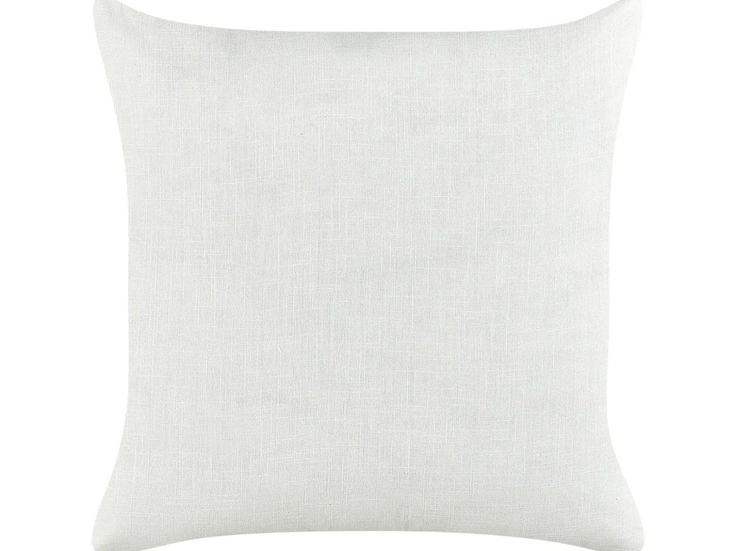 Set di 2 cuscini MILAS Lino 50 x 50 cm Bianco A strisce