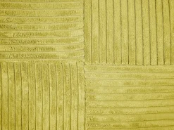 Set di 2 cuscini MILLET Velluto a coste 30 x 50 cm Verde oliva Trama geometrica