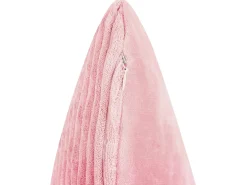 Set di 2 cuscini MILLET Velluto a coste 30 x 50 cm Rosa Trama geometrica