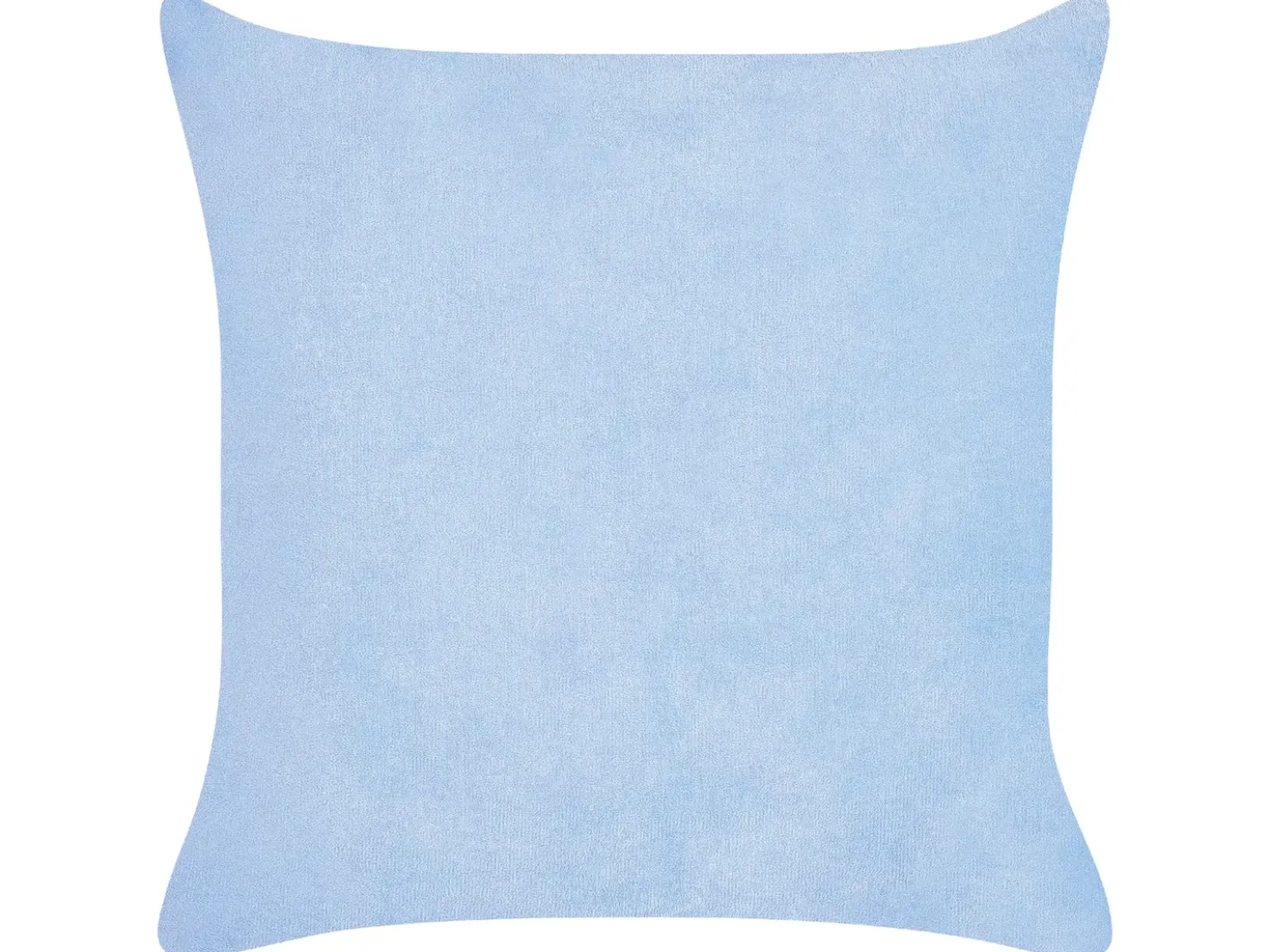Set di 2 cuscini MILLET Velluto a coste 43 x 43 cm Blu Trama geometrica