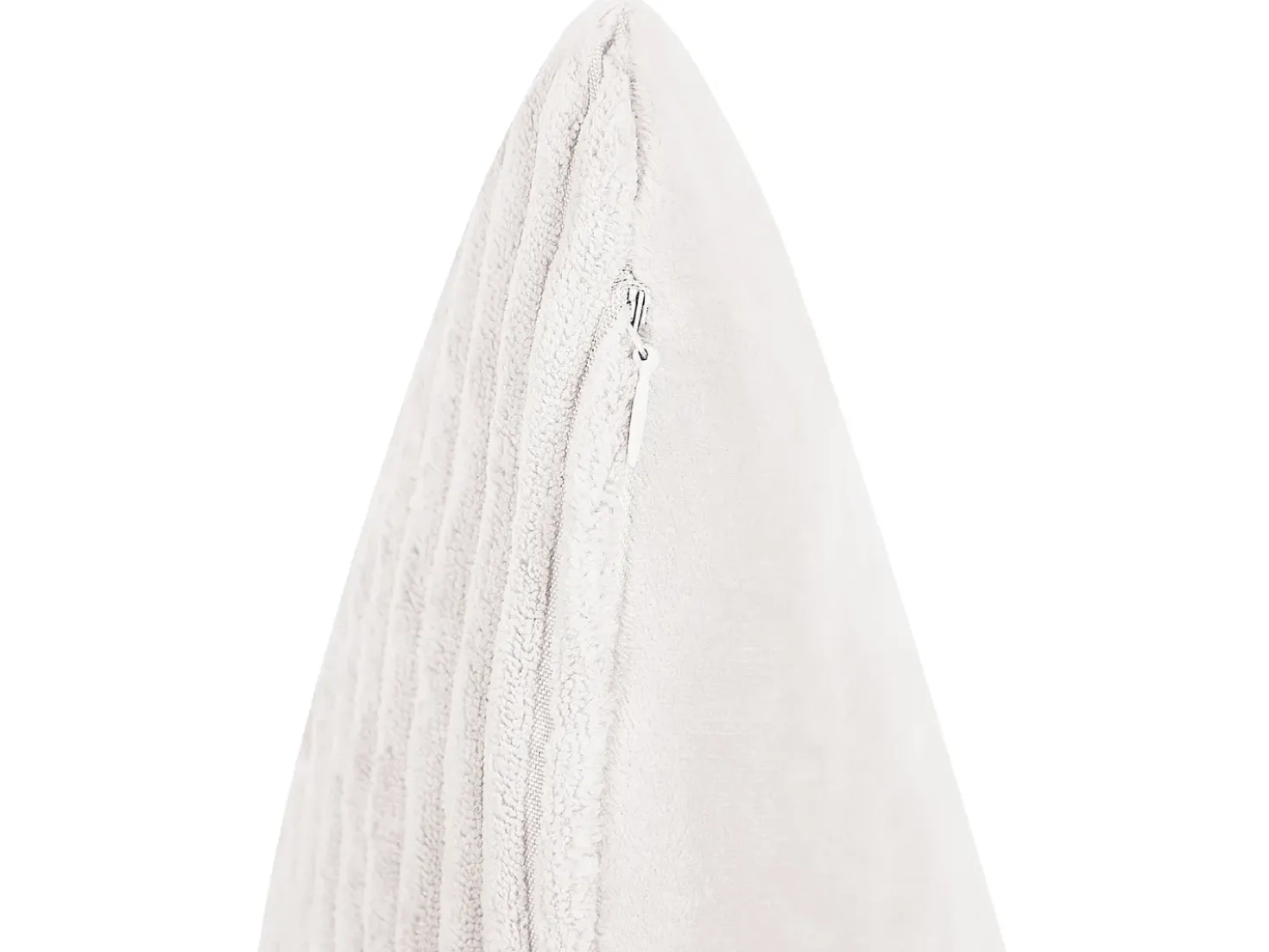 Set di 2 cuscini MILLET Velluto a coste 30 x 50 cm Bianco sporco Trama geometrica