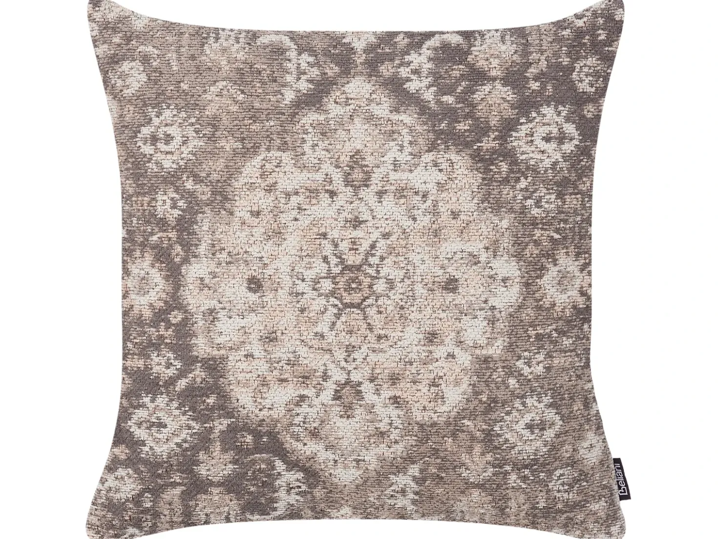 Set di 2 cuscini MIMISAL Cotone 45 x 45 cm Marrone Trama orientale