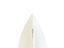 Set di 2 cuscini MINDALA Lino 50 x 50 cm Bianco sporco Scritta