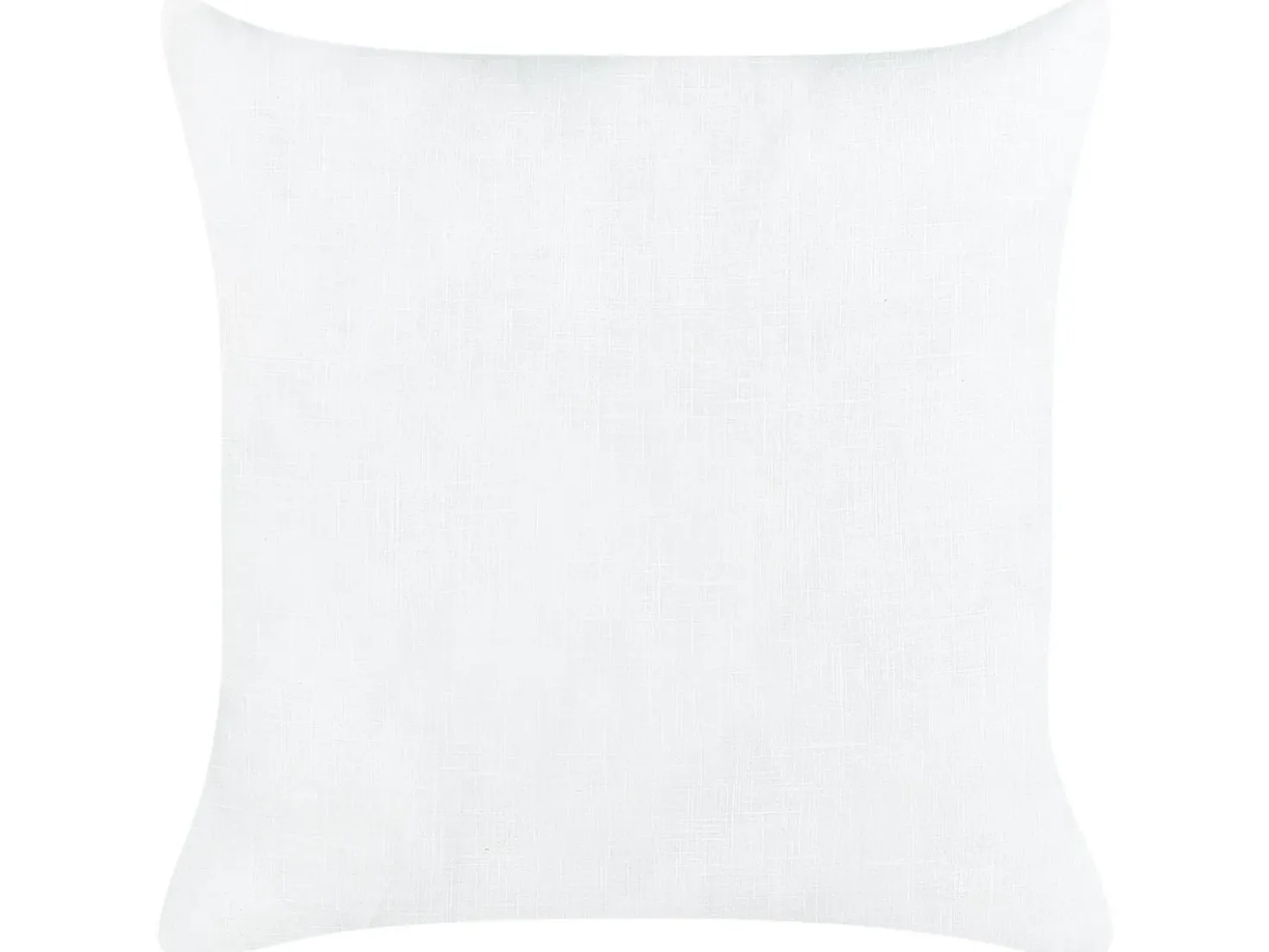 Set di 2 cuscini MINDALA Lino 50 x 50 cm Bianco sporco Scritta