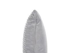 Set di 2 cuscini MOTARI Velluto 30 x 50 cm Grigio Trama geometrica