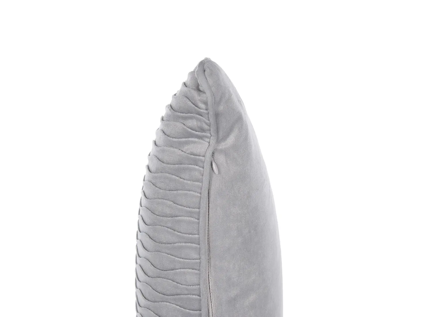 Set di 2 cuscini MOTARI Velluto 30 x 50 cm Grigio Trama geometrica