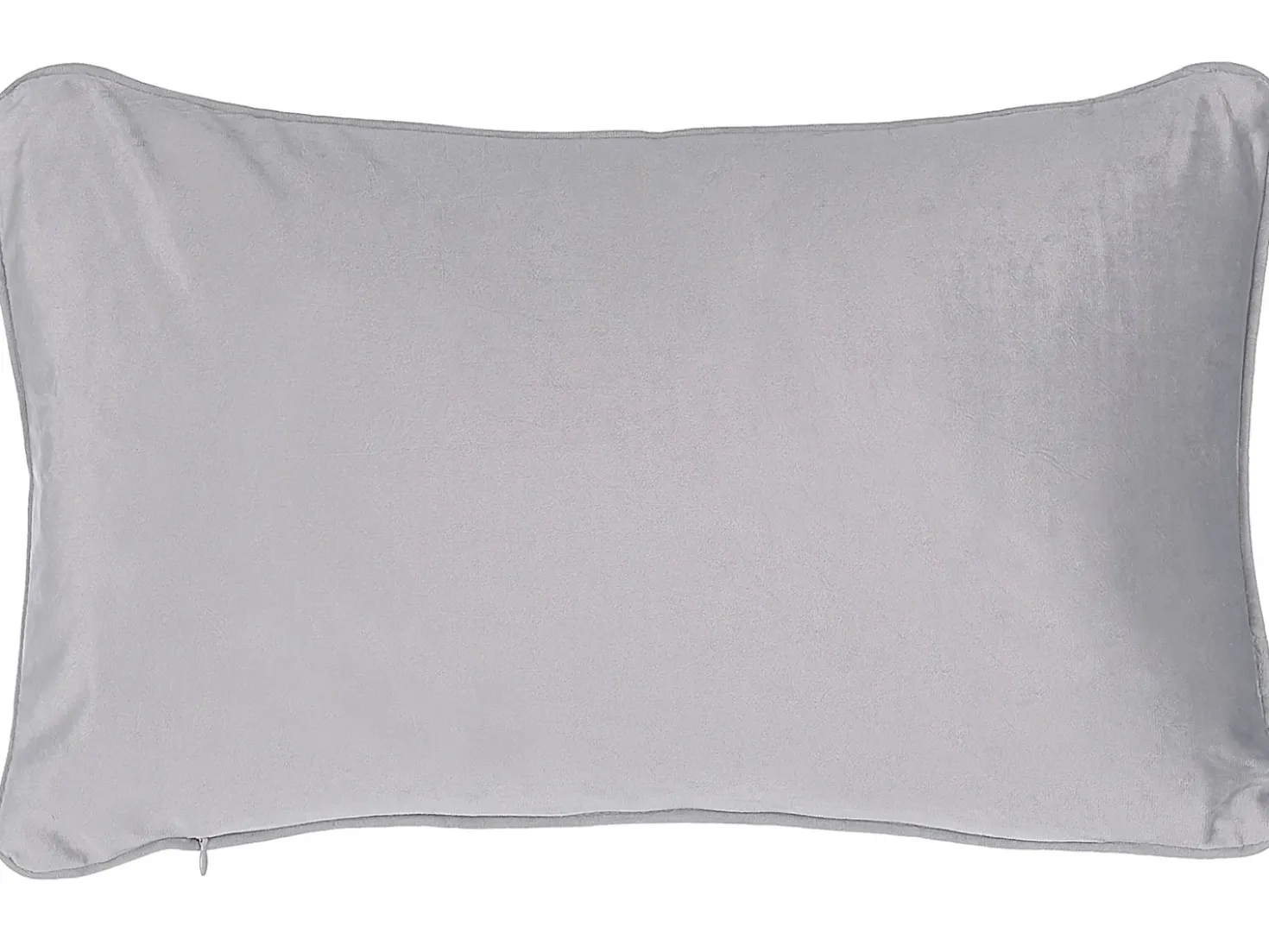 Set di 2 cuscini MOTARI Velluto 30 x 50 cm Grigio Trama geometrica