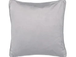 Set di 2 cuscini MOTARI Velluto 45 x 45 cm Grigio Trama geometrica