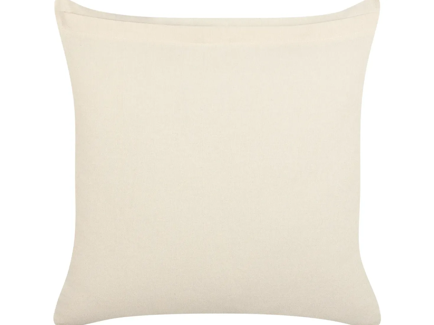 Set di 2 cuscini MYRICA Cotone 45 x 45 cm Bianco Trama geometrica