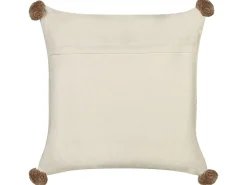 Set di 2 cuscini OBERONIA Cotone 45 x 45 cm Beige Tinta unita