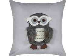 Set di 2 cuscini OPHRYS Velluto 45 x 45 cm Grigio