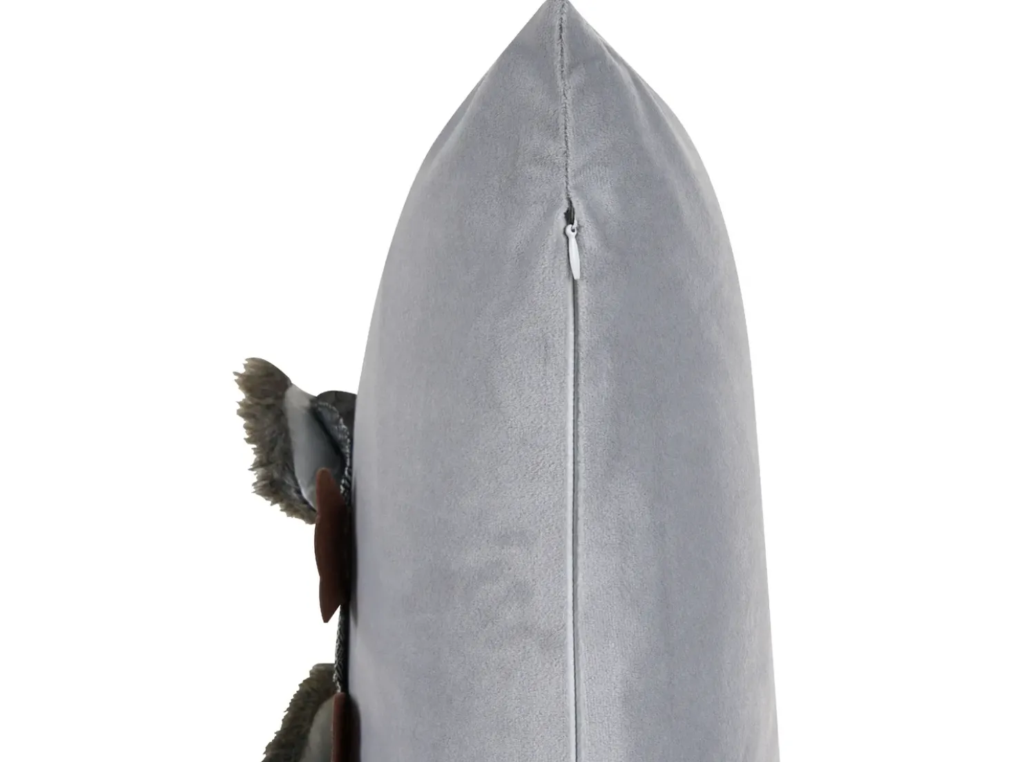 Set di 2 cuscini OPHRYS Velluto 45 x 45 cm Grigio