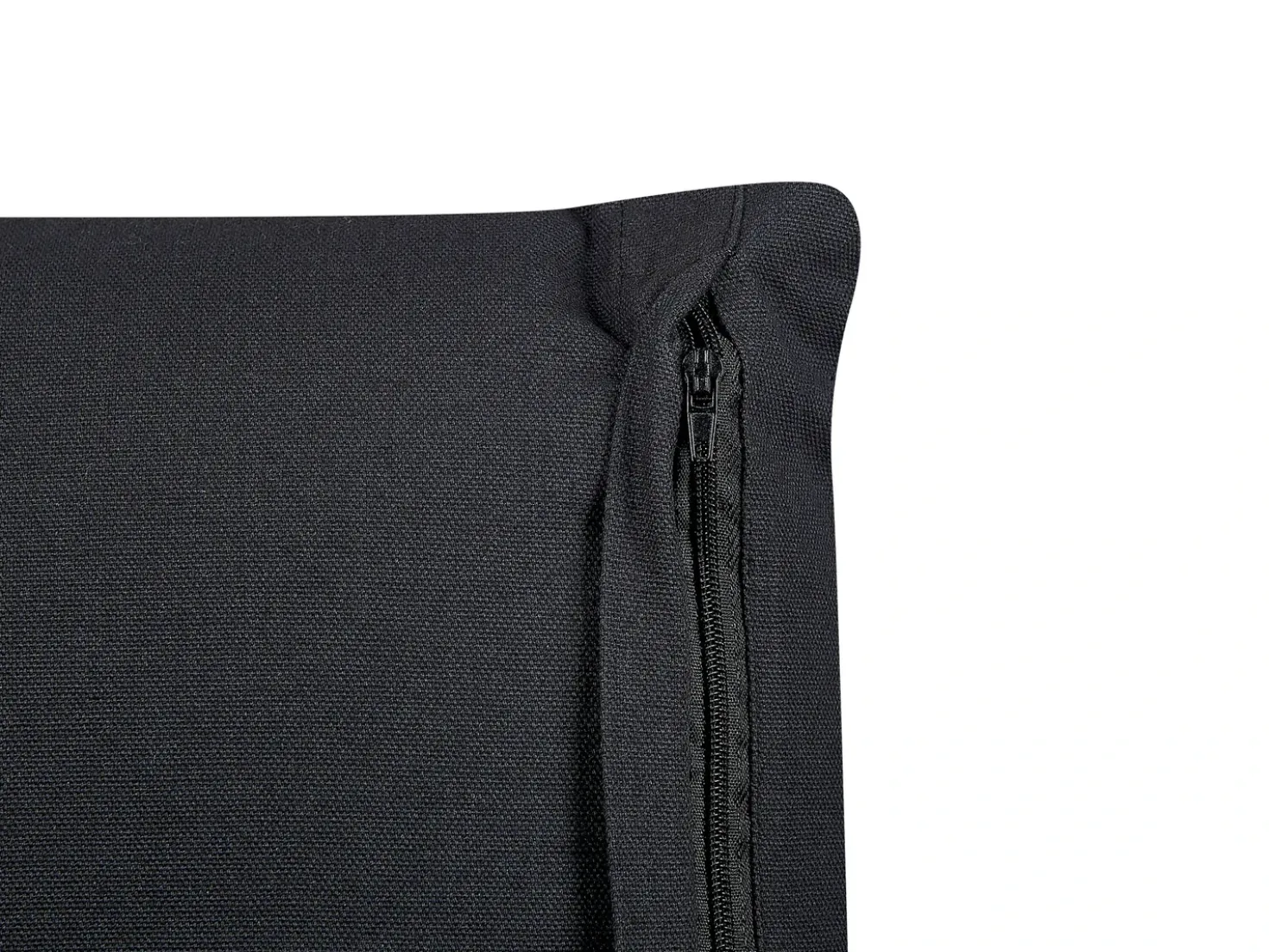Set di 2 cuscini OSMUNDA Velluto 45 x 45 cm Nero Trama floreale