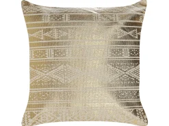 Set di 2 cuscini OUJDA Cotone 50 x 50 cm Oro Trama geometrica