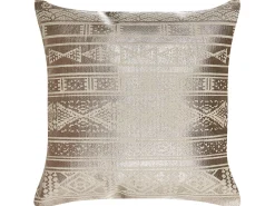 Set di 2 cuscini OUJDA Cotone 50 x 50 cm Oro rosa Trama geometrica