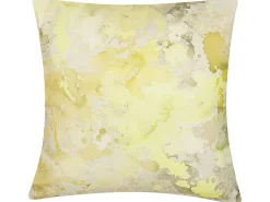Set di 2 cuscini PACHIRA Cotone 45 x 45 cm Giallo Trama astratta