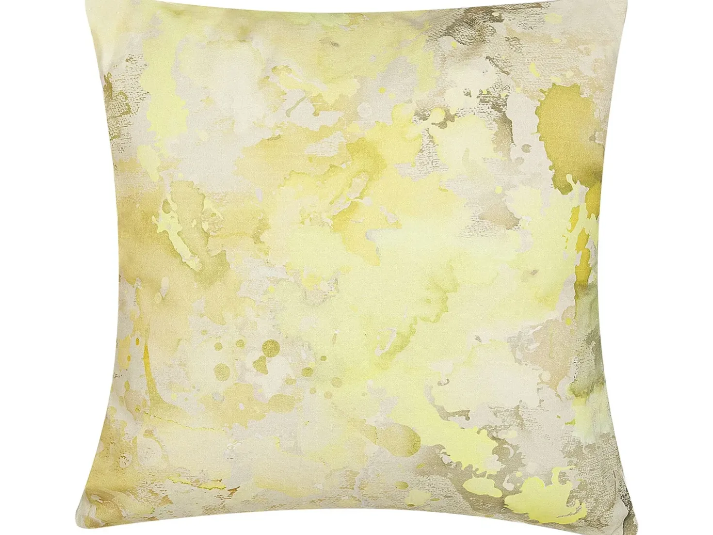 Set di 2 cuscini PACHIRA Cotone 45 x 45 cm Giallo Trama astratta