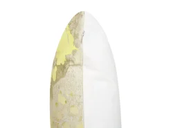 Set di 2 cuscini PACHIRA Cotone 45 x 45 cm Giallo Trama astratta