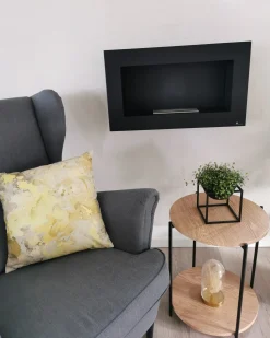 Set di 2 cuscini PACHIRA Cotone 45 x 45 cm Giallo Trama astratta