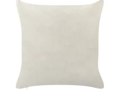 Set di 2 cuscini PALMIER Velluto 45 x 45 cm Bianco sporco Modello natalizio