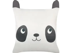Set di 2 cuscini PANDAPAW Cotone 45 x 45 cm Bianco