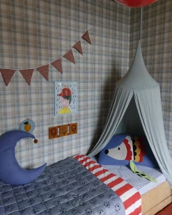 Set di 2 cuscini PASHOT Cotone 45 x 45 cm Blu