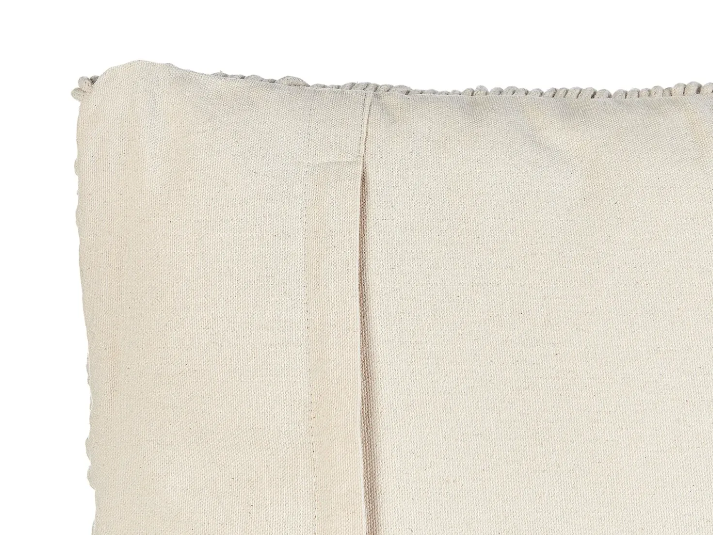 Set di 2 cuscini PATTAN Cotone 45 x 45 cm Beige Trama geometrica