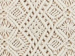 Set di 2 cuscini PATTAN Cotone 45 x 45 cm Beige Trama geometrica