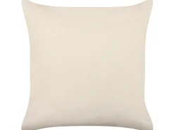 Set di 2 cuscini PELLAEA Cotone 45 x 45 cm Beige chiaro Trama geometrica