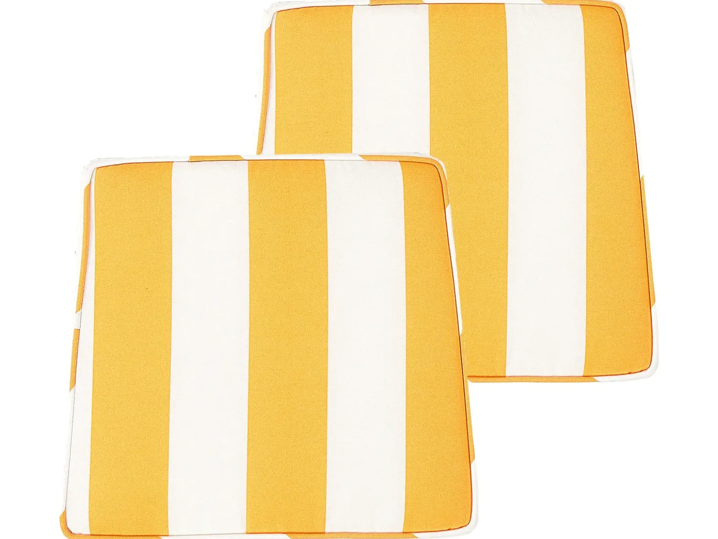 Set di 2 cuscini per sedie TERNI 37 x 34 cm Giallo