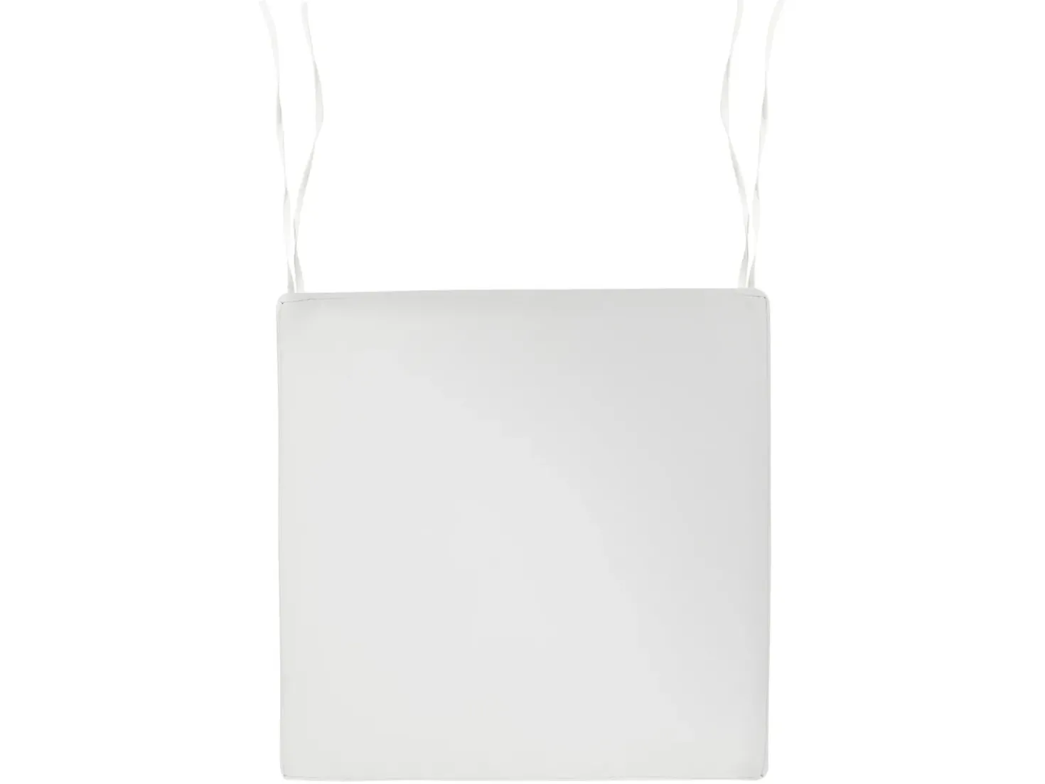 Set di 8 cuscini per sedie SASSARI PREMIUM 46 x 46 cm Bianco sporco