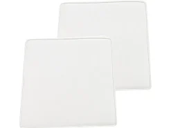 Set di 2 cuscini per sedie TERNI 37 x 34 cm Bianco sporco
