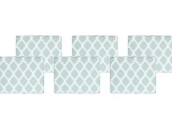Set di 6 cuscini per sedie TOLVE 39 x 31 cm Verde menta