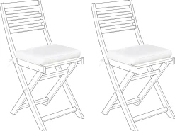 Set di 2 cuscini per sedie FIJI 29 x 38 cm Bianco sporco