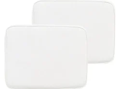 Set di 2 cuscini per sedie FIJI 29 x 38 cm Bianco sporco