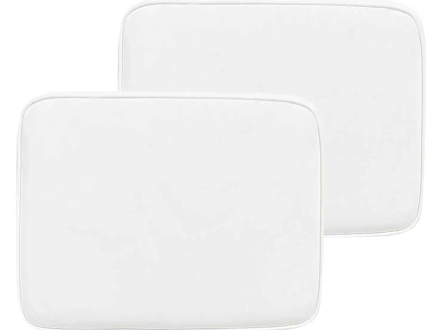 Set di 2 cuscini per sedie FIJI 29 x 38 cm Bianco sporco