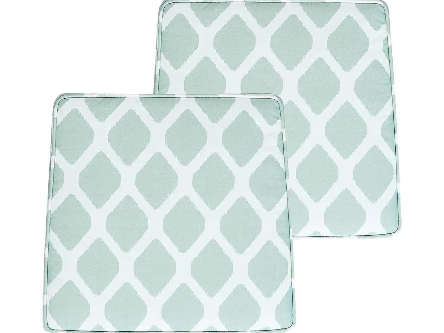 Set di 2 cuscini per sedie TERNI 37 x 34 cm Verde menta