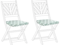 Set di 2 cuscini per sedie TERNI 37 x 34 cm Verde menta