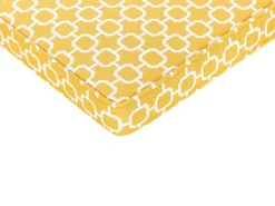 Set di 6 cuscini per sedie TOLVE 39 x 31 cm Giallo