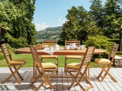 Set di 6 cuscini per sedie TOLVE 39 x 31 cm Giallo
