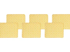 Set di 6 cuscini per sedie TOLVE 39 x 31 cm Giallo
