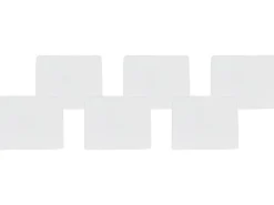Set di 6 cuscini per sedie TOLVE 39 x 31 cm Bianco sporco