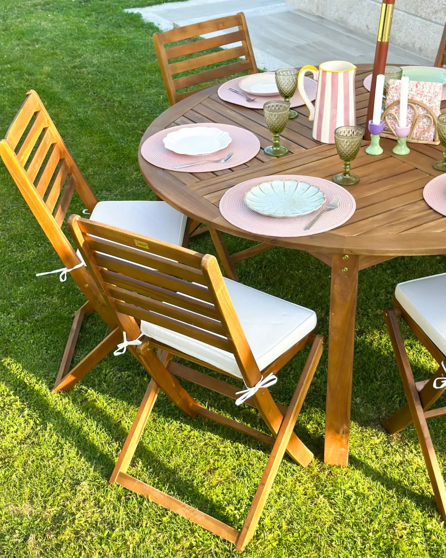 Set di 6 cuscini per sedie TOLVE 39 x 31 cm Bianco sporco