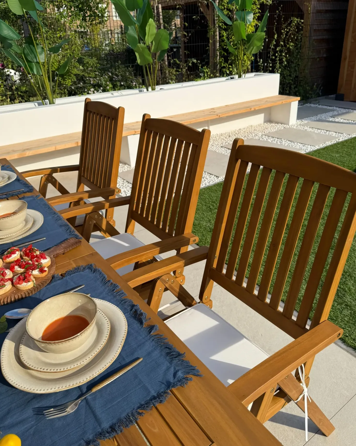 Set di 6 cuscini per sedie TOLVE 39 x 31 cm Bianco sporco