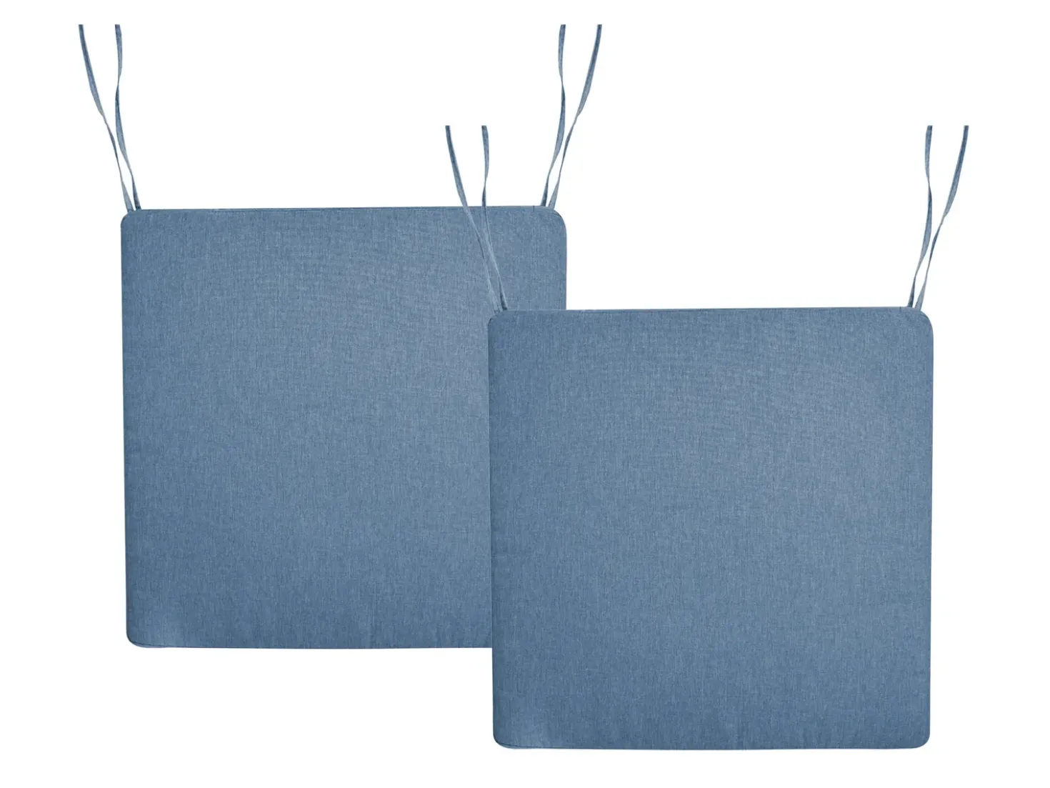 Set di 2 cuscini per sedie SASSARI PREMIUM 46 x 46 cm Blu