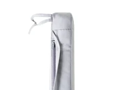 Set di 8 cuscini per sedie SASSARI PREMIUM 46 x 46 cm Grigio chiaro